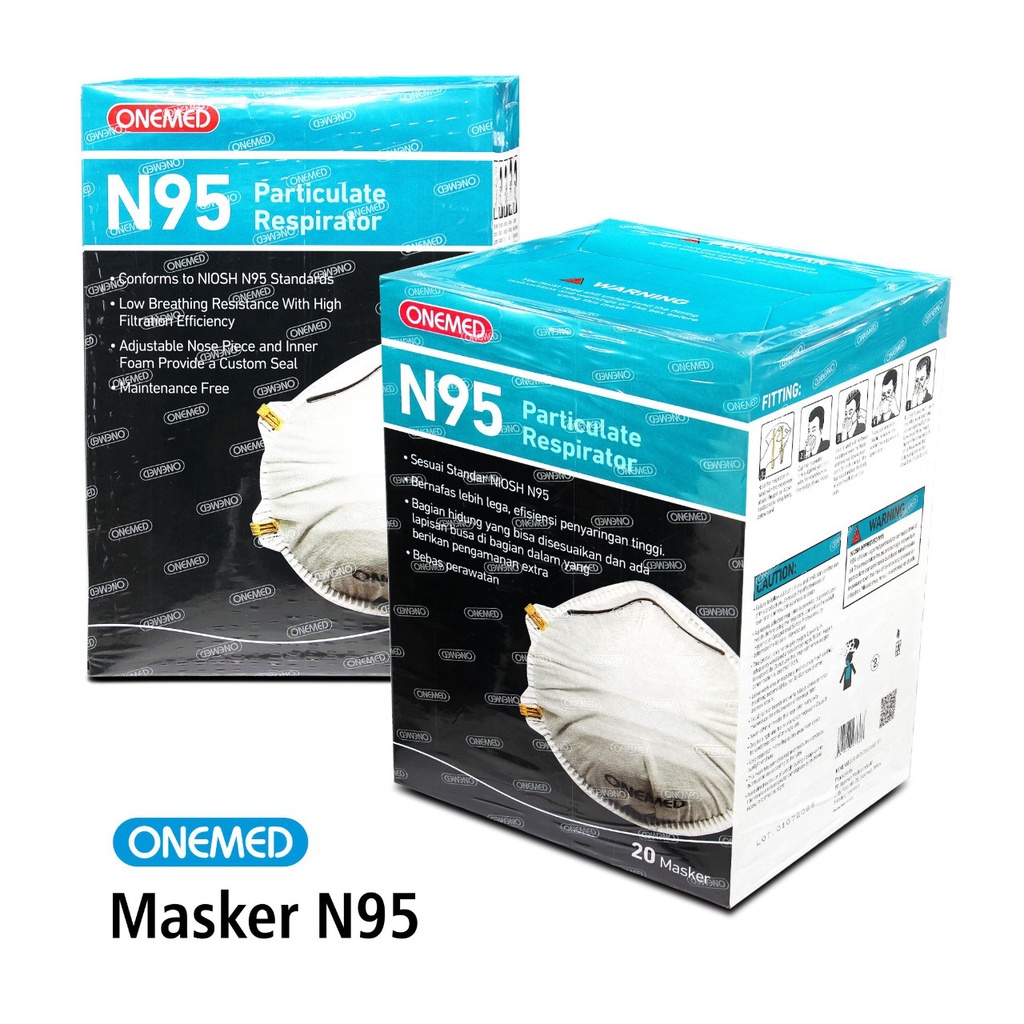 Masker N95 OneMed box 20 pcs