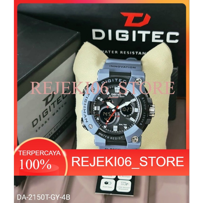 Jual Jam Tangan Pria Digitec DA2150T DA-2150T GY-4B