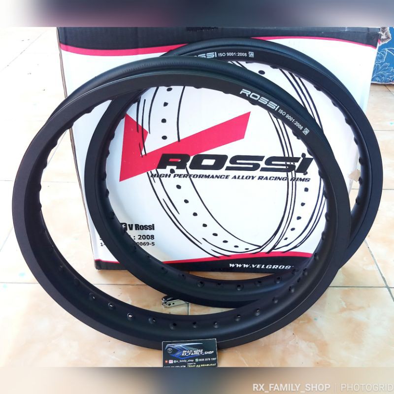 Velg rossi ring 18 ukuran 160,185 & 215