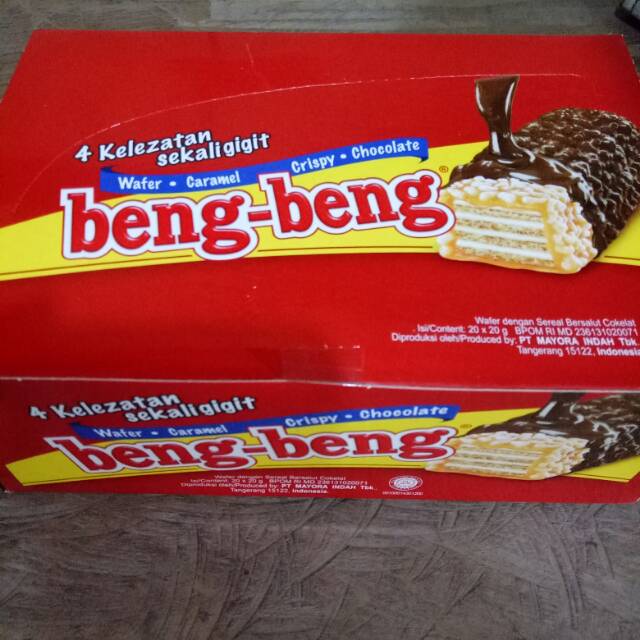 

Beng beng wafer karamel 25g isi 17pcs