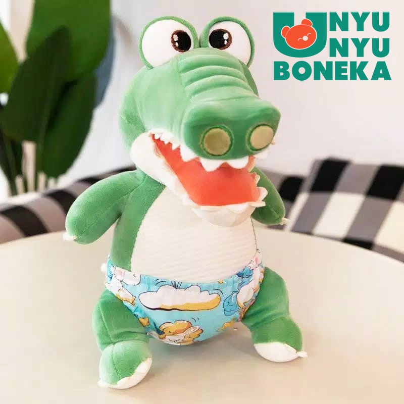 Boneka Buaya Baju Size 14&quot;/Animal/Buaya/binatang/Hadiah/souvenir