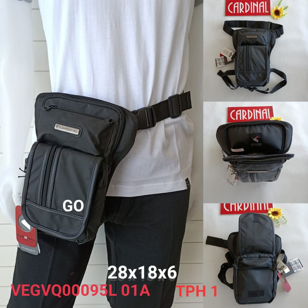 gosTP CARDINAL Tas Pinggang /Waits Bag Tas Cowok Tas Cowok Gaul Tas Pria Kekinian