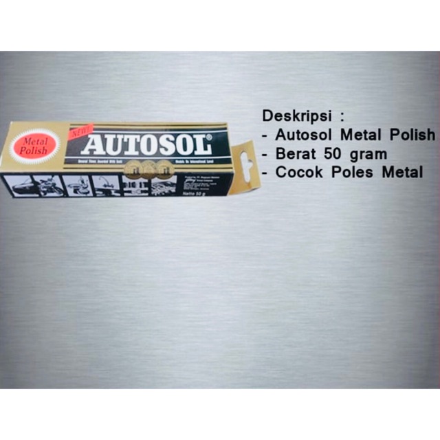 AUTOSOL OTOSOL POLISH POLES BESI METAL STAINLESS 50 GRAM ODOL