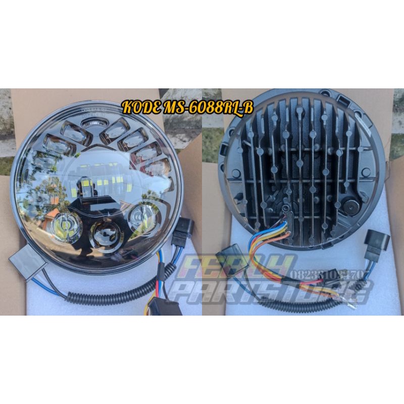 DAYMAKER 7 INCH 19 LED ORIGINAL IMPORT DAYMAKER 19 LED 7 INCH IMPORT SCORPIO NINJA SS TIGER MEGARPO 