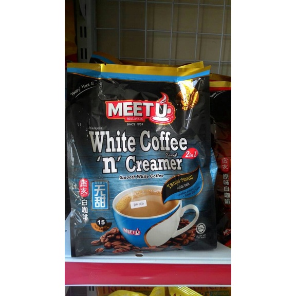 

meet u white coffee n creamer 2in1