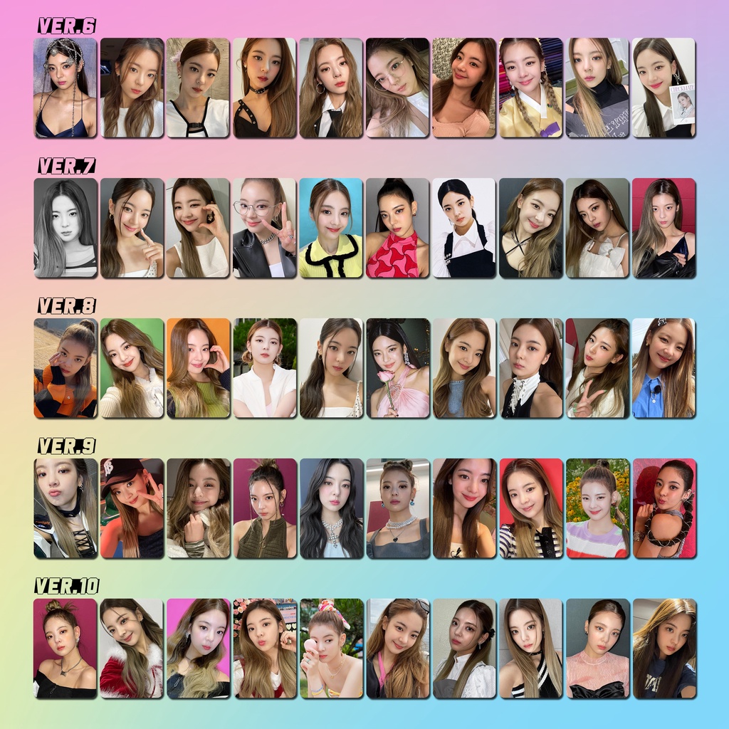 UNOFFICIAL PHOTOCARD ITZY MEMBER SELCA