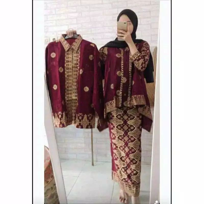 SETELAN BATIK SONGKET PALEMBANG