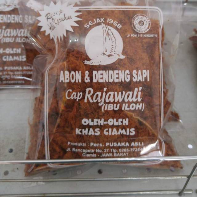 Jual Abon Sapi Rajawali Oleh Oleh Khas Ciamis Shopee Indonesia