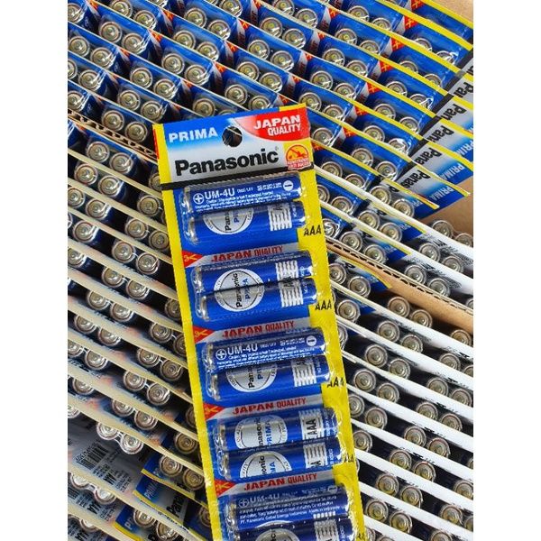 BATTERY AAA BATERAI A3 PANASONIC BIRU HARGA PER PASANG.