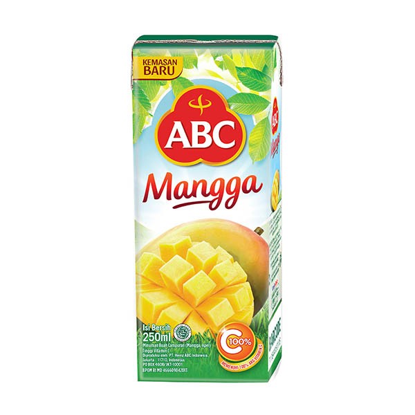 JUS MANGGA ABC 250ML MANGO JUICE MINUMAN BUAH