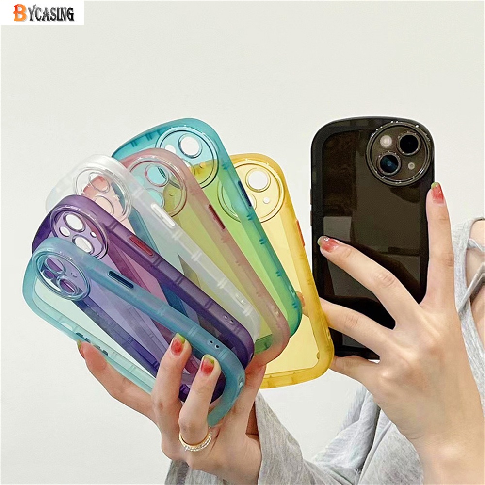 Soft Case Pelindung Lensa Bentuk Oval Warna Macaron Untuk Redmi Note 11 Pro Redmi 10C Note 10S Note 9 Note 8 Note 7 Redmi 9T 9A 9C