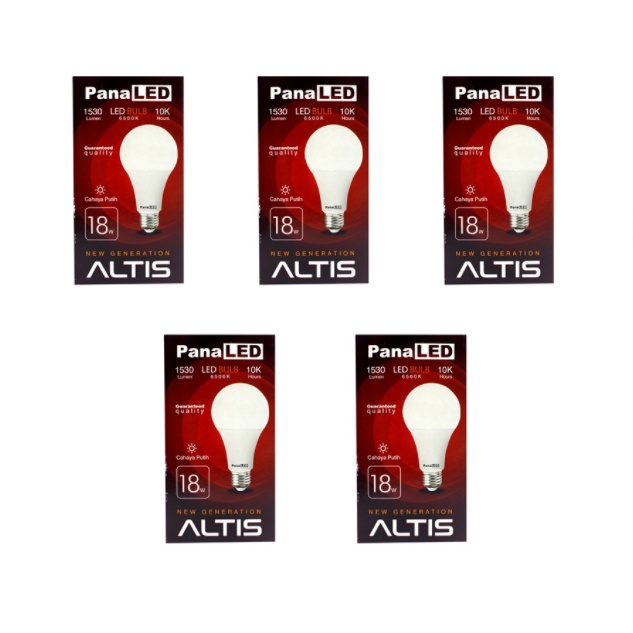 Panaled Altis 18What Lampu Terang ( Paket 5Pcs )