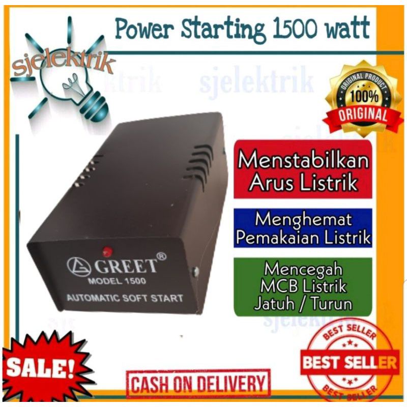 Inverator Alis 1500Watt power start 1500 w anti jeglek penahan daya listrik penghemat stabilizer