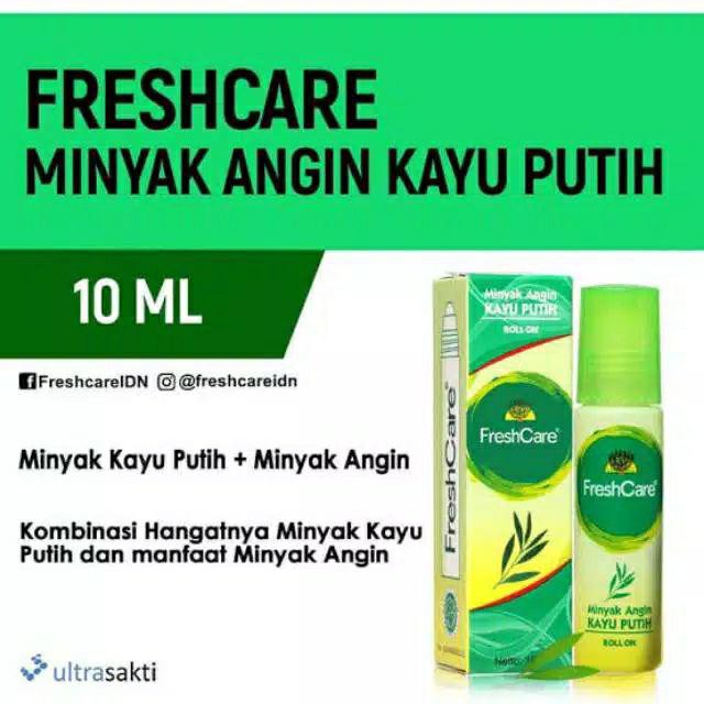 FRESHCARE MINYAK ANGIN KAYU PUTIH 10 ML ROLL ON