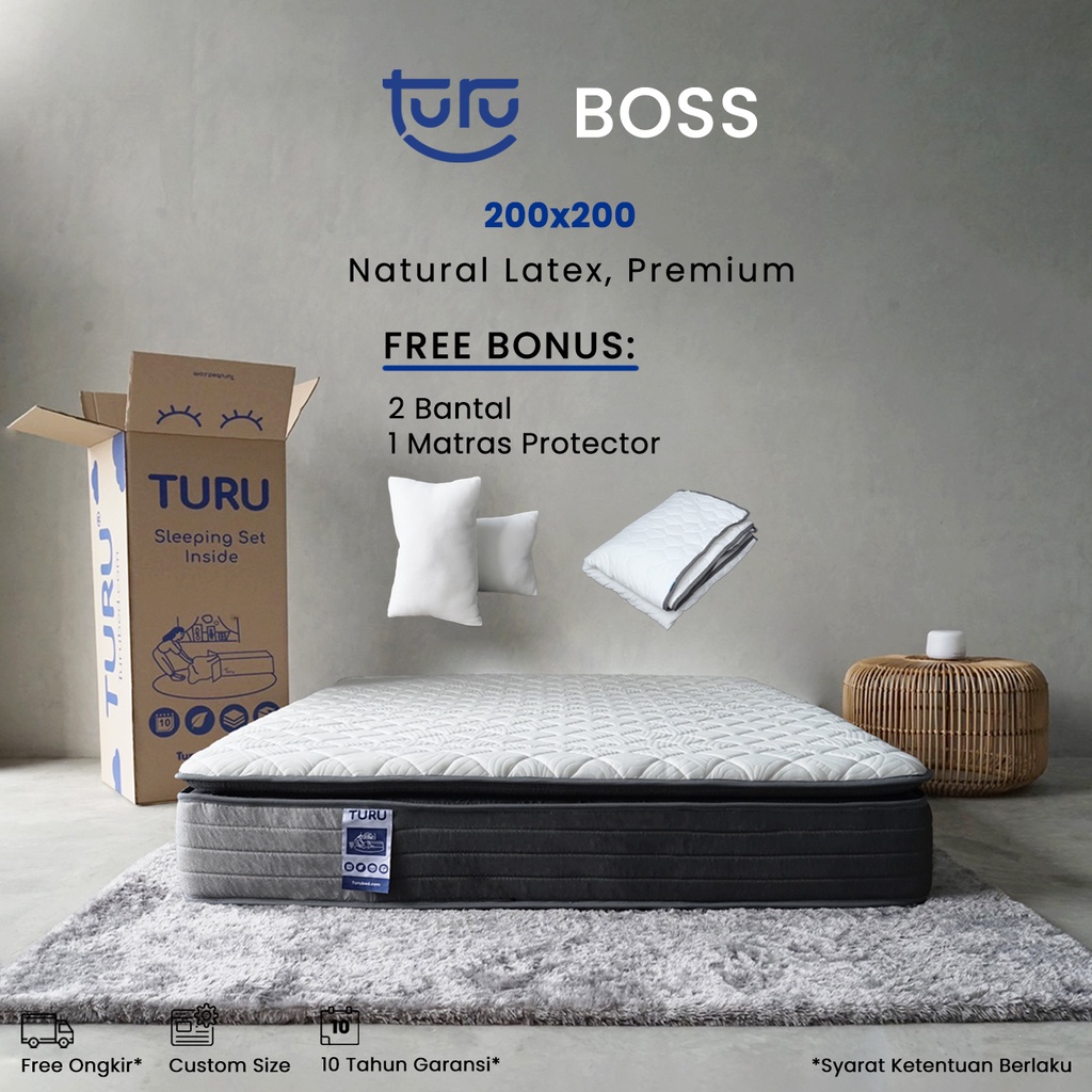 Jual Turu Kasur Pocket Spring Bed Turu Boss Ukuran X Super