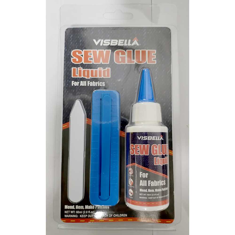 VISBELLA Cairan Liquid Lem Perekat Khusus Kain Kulit Sew Glue 60ml 255