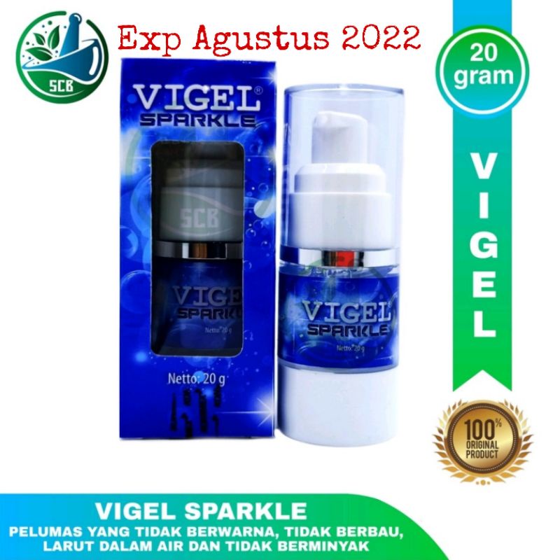 Vigel Sparkle Lubricanting Gel 20gr - Exp Agustus 2022