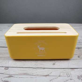 Tempat Kotak Tissue Kayu Tempat Tisu Organizer Box Nordic Wooden Tissue Box Multi Color Storage