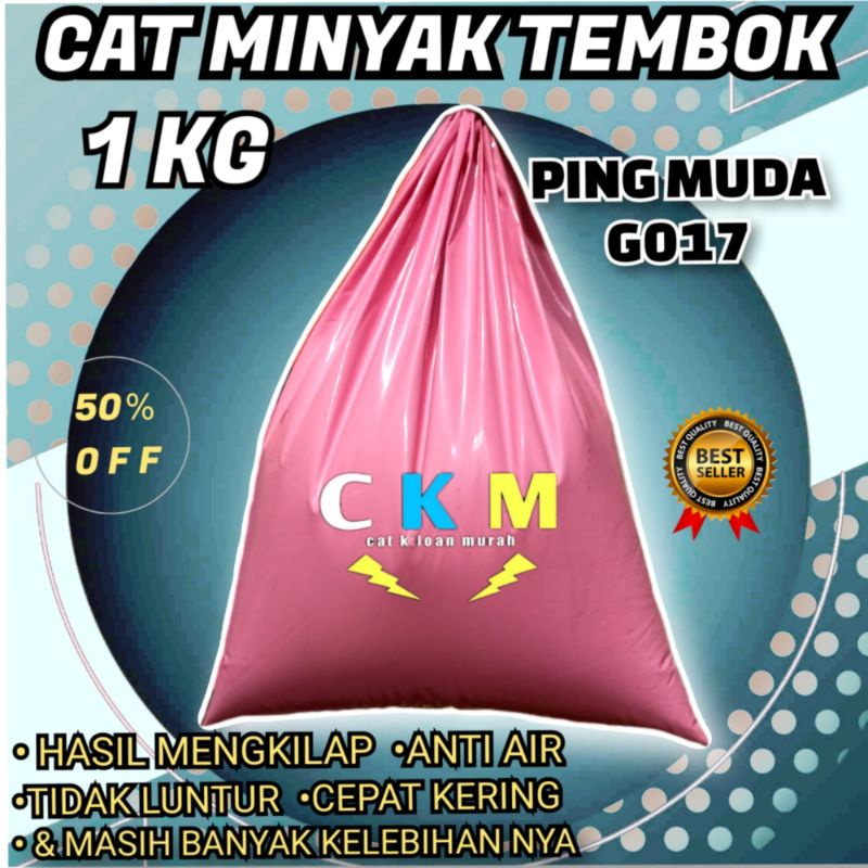 Cat minyak tembok 1 kg / Cat tembok 1 kg gratis ongkir / Cat minyak tembok anti air / Cat dinding in