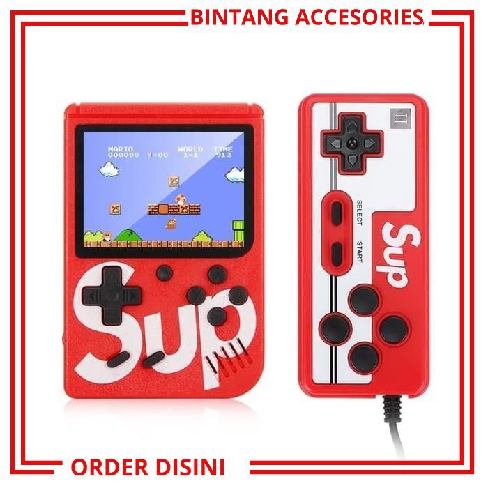 W303 MAINAN ANAK MAINAN GAME BOY 2 PLAYER 400 IN 1 SUP GAMEBOY RETRO CLASSIC 3,0INCH PERMAINAN ANAK