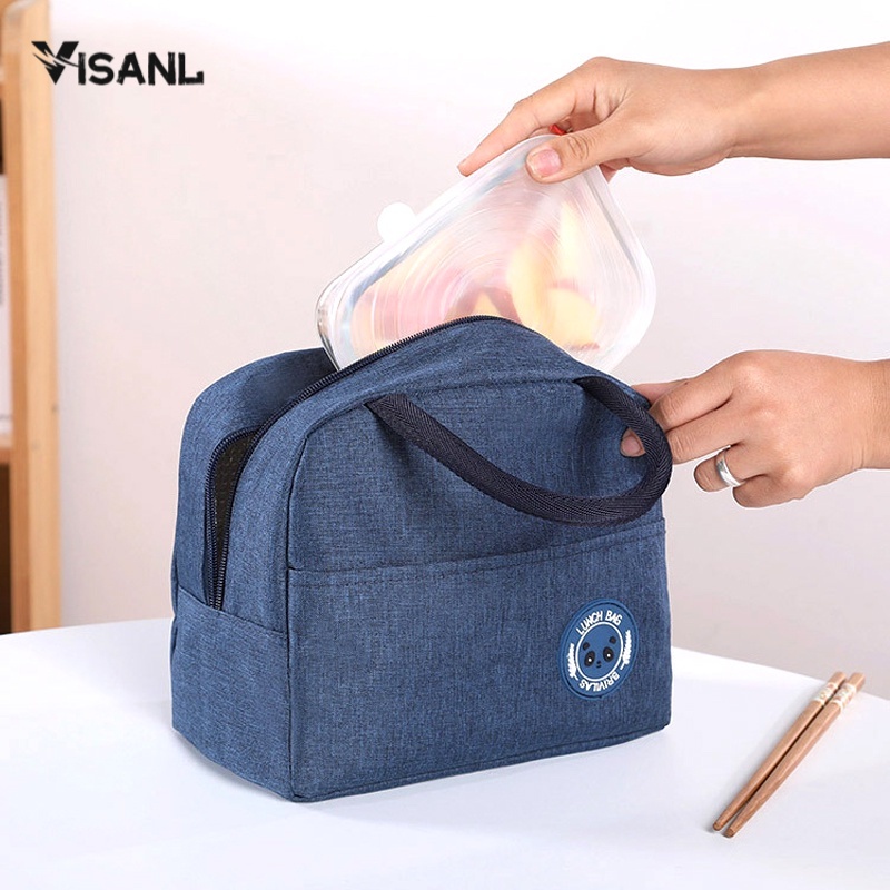 Tas Bekal Lunch Cooler Bag Box Makanan Alumunium Impor Tas Bekal Makanan Anti Air / Cooler Bag Lunch Box Aluminium Foil