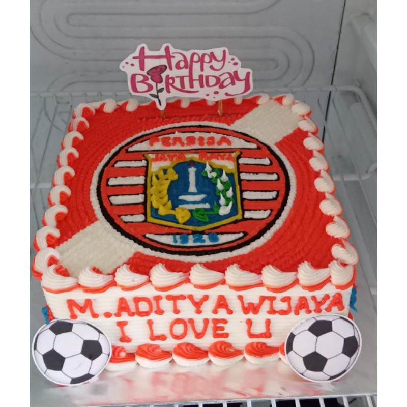 

Kue Ulang Tahun karakter persija (Blackforestcake)
