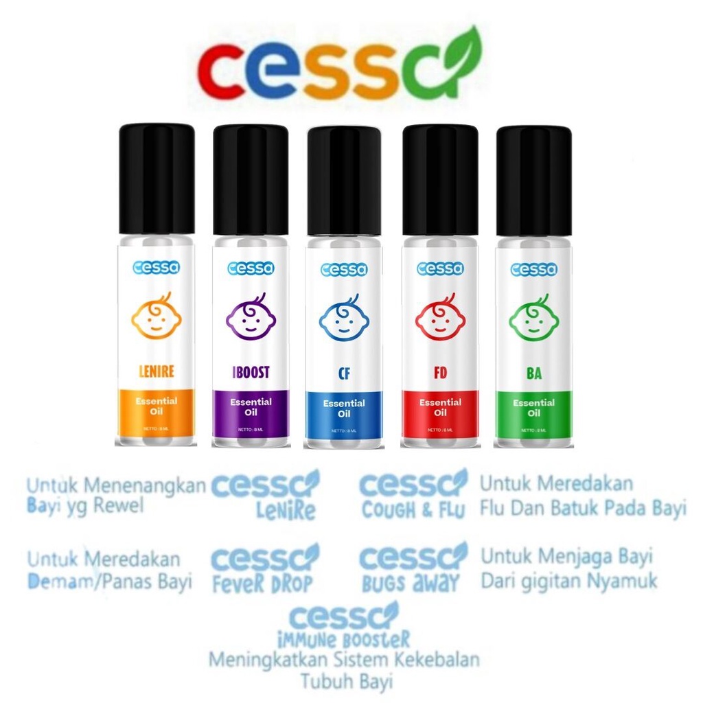 [BABY] Cessa Baby Essential Oil 8ml - Minyak Aromatherapy Bayi 0 - 2 Tahun 8 ml