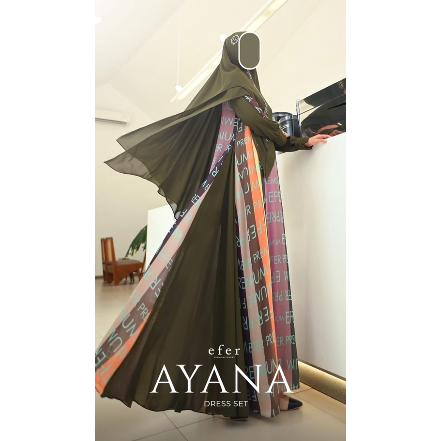 Ayana Dress Set by Efer Premium Syari