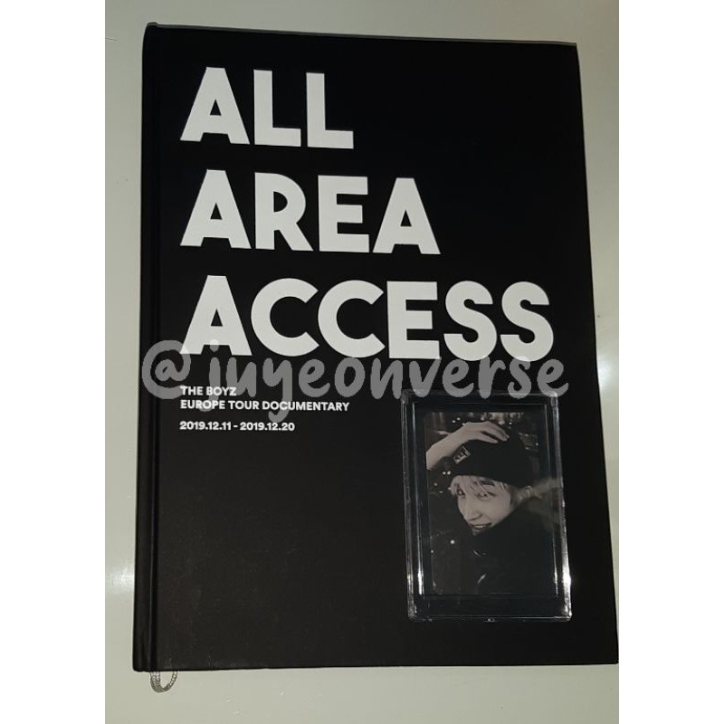 THE BOYZ All Area Access AAA Photobook Sangyeon PC