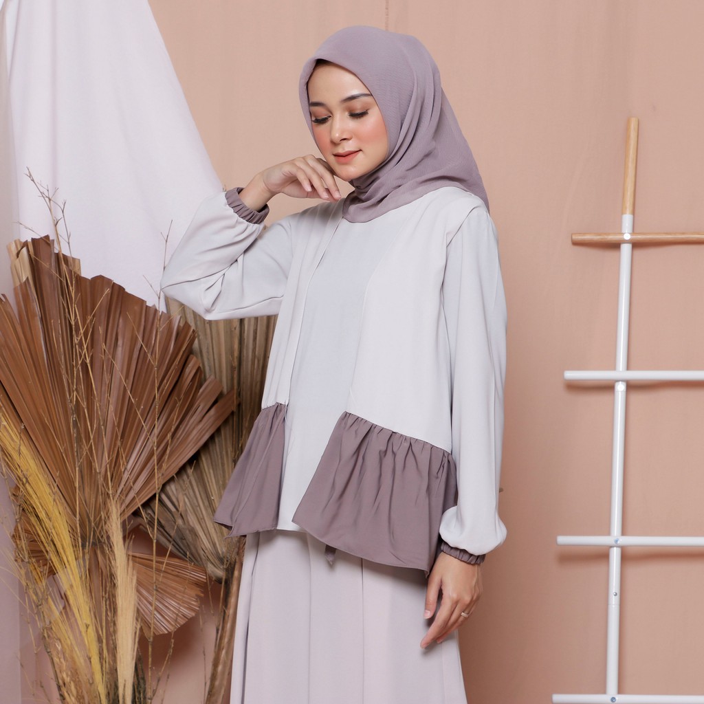  Atasan Muslim  Falsya Blouse Set Shopee Indonesia