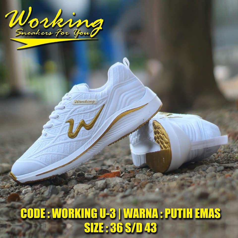 Working Sneakers For You Sepatu Jogging U-03 Size 36-43