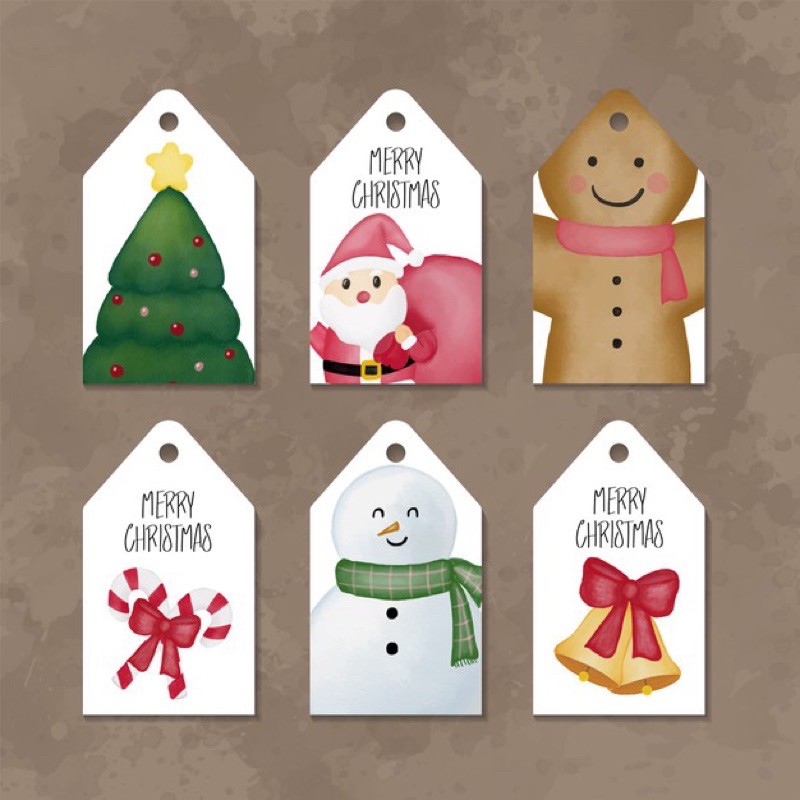

CHRISTMAS TAG//TAG NATAL (isi 50 pcs-100pcs)