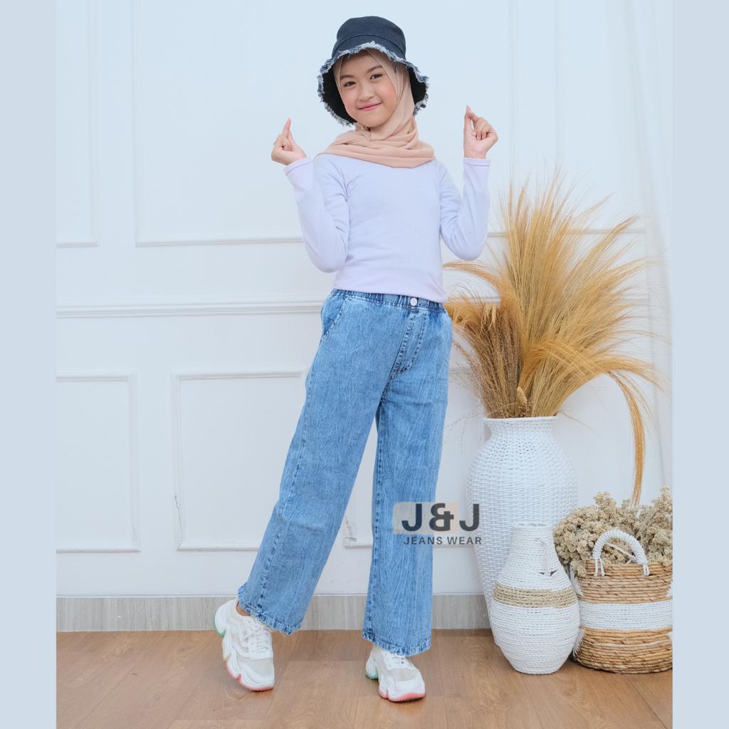 Celana Kulot Jeans Anak Perempuan 10 Tahun