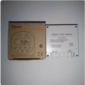 TIMER DIGITAL 12V DC 16A PROGRAMABLE SWITCH AUTO ON/OFF Timer 12 V