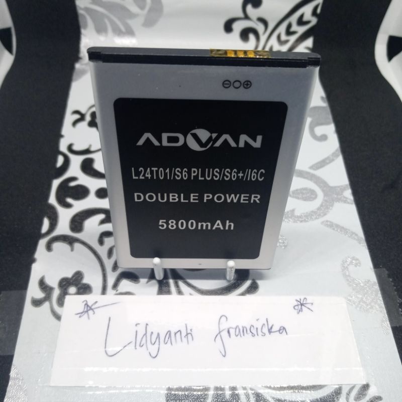 Batrai Advan S6 Plus LT24T01 Batre Advan i6+ plus Baterai Original