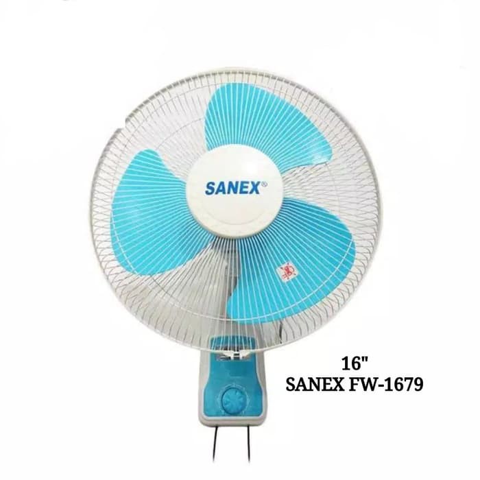 Kipas angin tembok / wall fan sanex 16 in