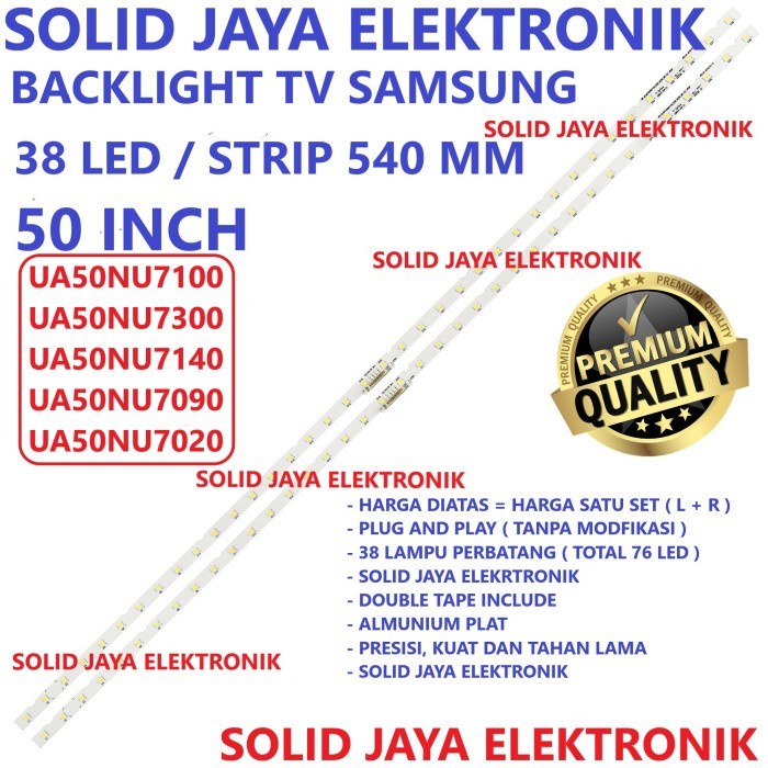 BACKLIGHT SAMSUNG 50 INC UA50NU7100 UA 50NU7100 50NU7100K UA50NU7100K