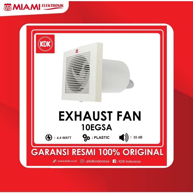 KDK Exhaust Fan Plafon 4 inch 10EGSA