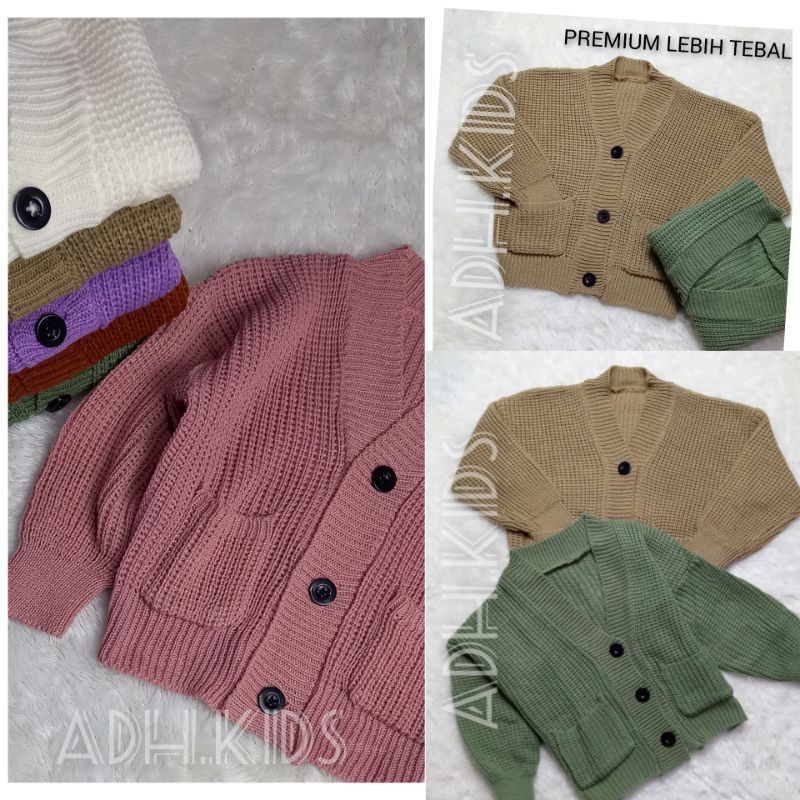 adh.kids|Grosir Cardigan  Rajut Anak Perempuan/laki-laki 0 - 5 tahun