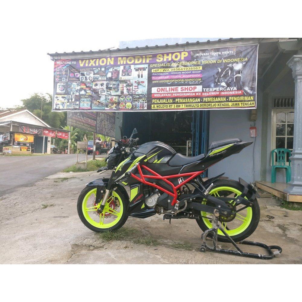 Cover Tangki Sayap Vixion Model Xabre Pnp Nvl Nva Bodi Vixion Bike