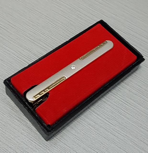 Jepit dasi Gold moza utk dasi 3inch