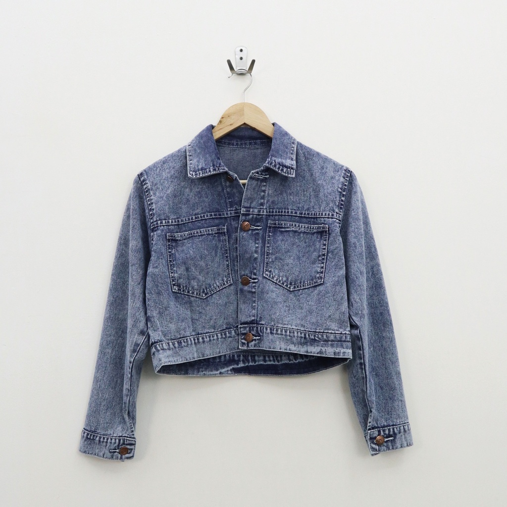 (ORIGINAL) Neca crop jacket jeans wanita by Genijeans