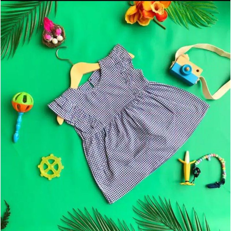 Dress Rachel Blue | Dress Bayi | Dress Anak | Baby gift | Baby Hampers