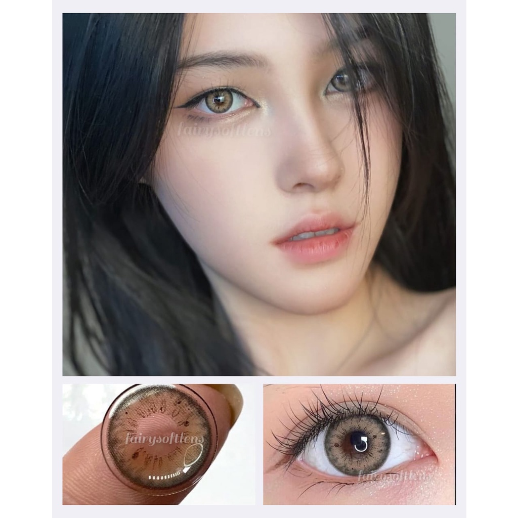 PREMIUM KOREAN LENS - PEACHLENS BUSH BROWN