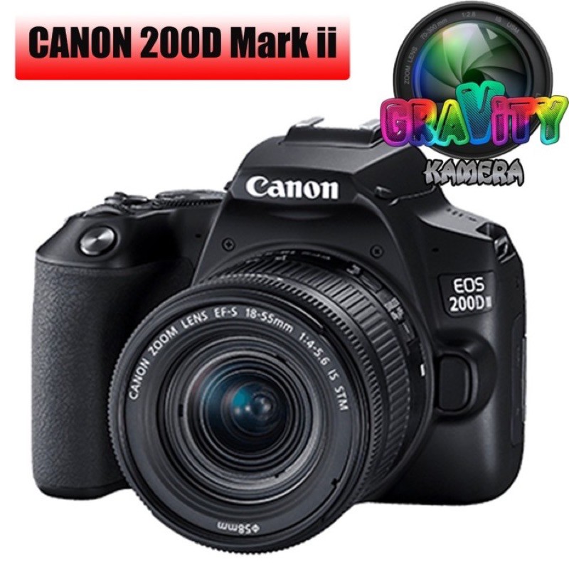 Canon 200D mark ii Kit 18-55mm is stm