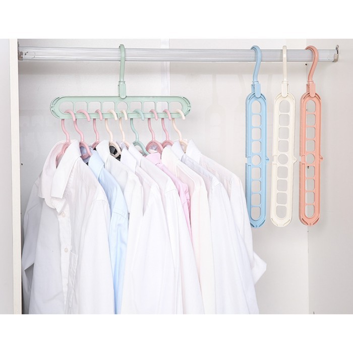 GANTUNGAN BAJU AJAIB WONDER MAGIC HANGER GANTUNGAN BAJU LIPAT LEMARI