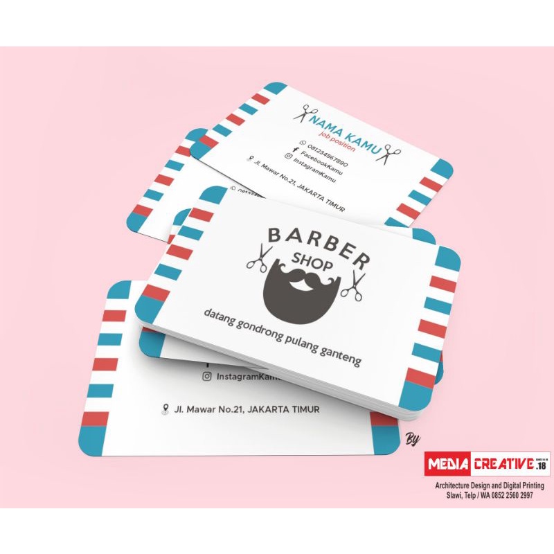 

Kartu Nama Murah 100 Pcs Gratis Box