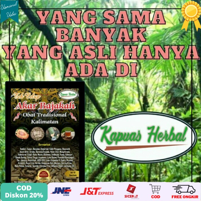 

◾COD◾ teh celup akar bajakah asli kalimantan. isi 10 sachet @5gram