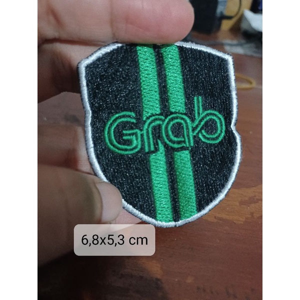 patch bordir ojol perisai aksesoris fashion