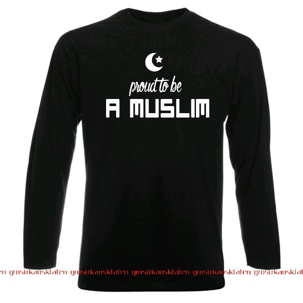  kaos muslim dakwah tauhid lengan panjang hitam 2 SM 